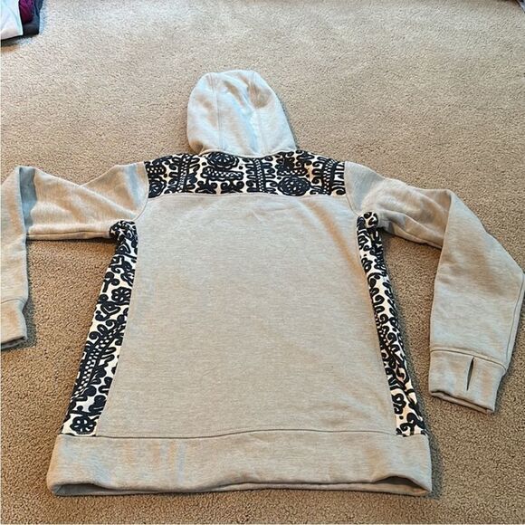 Burton Durable Goods Women’s Gray And Navy Hooded Sweatshirt, Size S - Picture 5 of 8